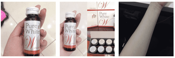 danh gia nuoc uong trang da pure white