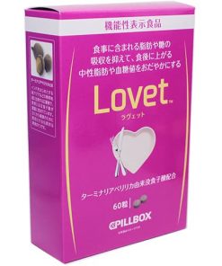Giảm cân lovet pillbox Nhật màu hồng 2021 hot