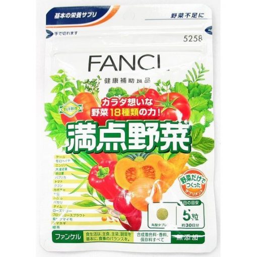 Viên bổ sung 18 loại rau củ quả fancl của Nhật 2021 2022