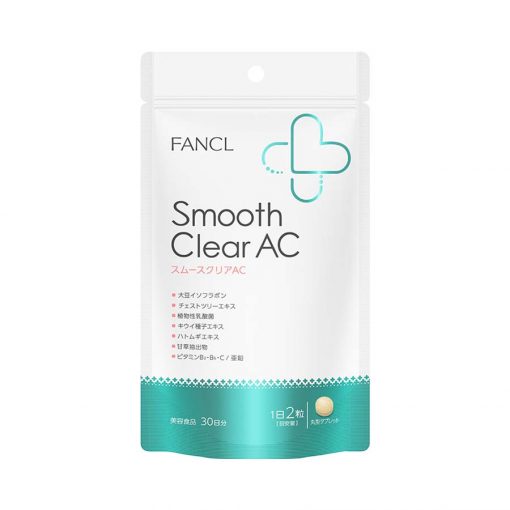 Viên trị mụn Fancl smooth acne Nhật 2021 2022