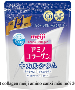 Bột collagen meiji amino plus canxi của Nhật