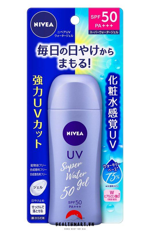 Nivea Sun Protect Super Water Gel Spf 50 của Nhật 2024