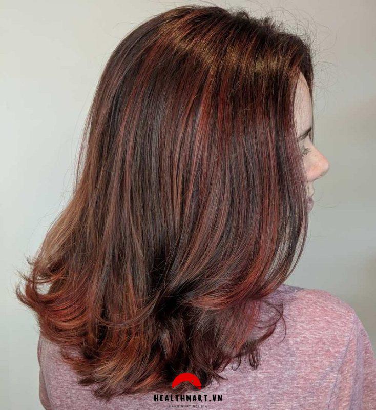 tóc đỏ rượu