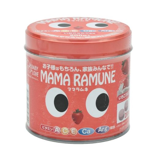 Kẹo cho trẻ biếng ăn Mama Ramune 200 Nhật Bản